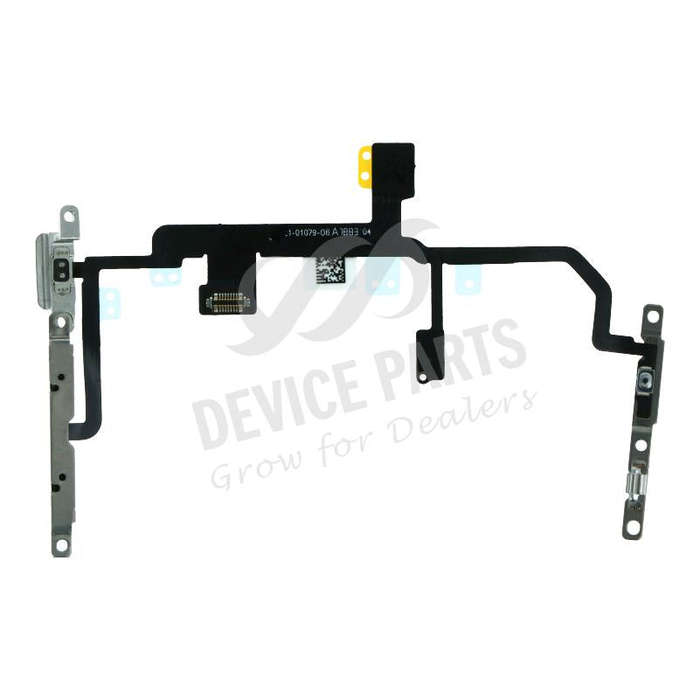Power&Volume Button Flex Cable with Metal Bracket for iPhone 8 Plus Ori