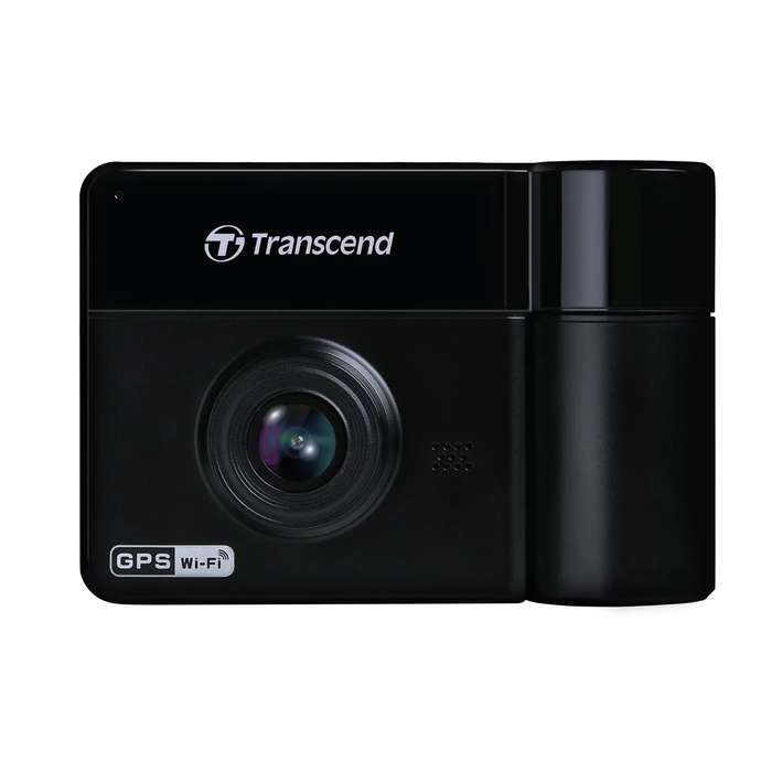 TRANSCEND DRIVEPRO 550 (MODEL B) DUAL LENS DASH CAM WITH 128GB MICROSD CARD