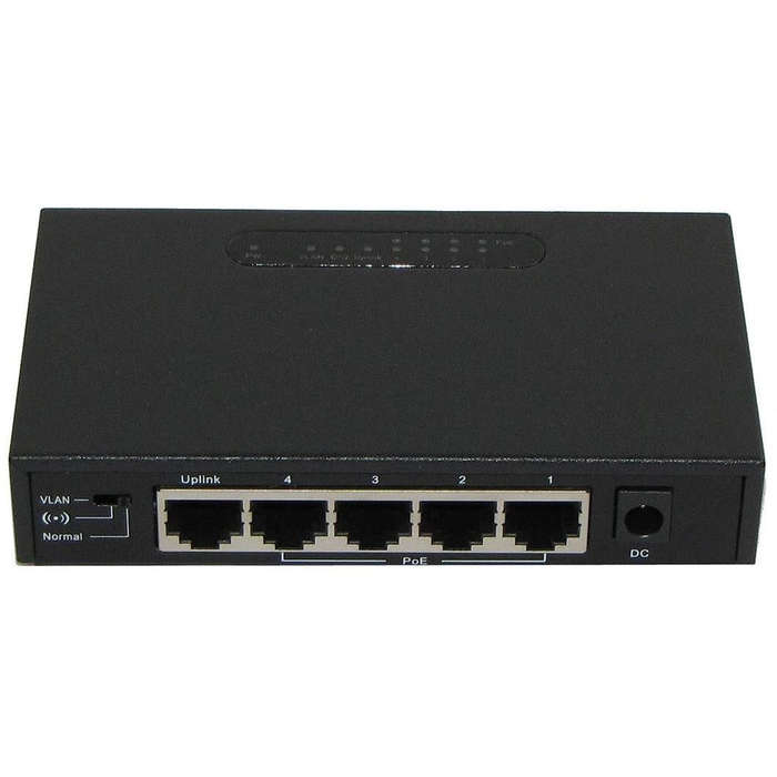 4 PORT 10/100 POE + 1 LAN