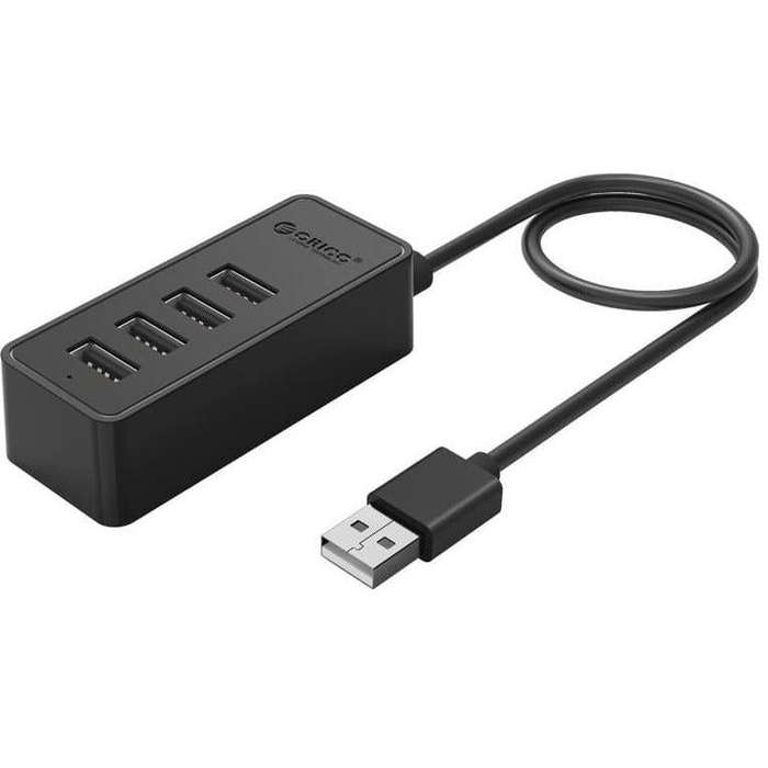 ORICO HUB USB2.0 4XUSB 30CM BK