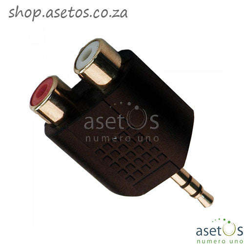 3.5MM Aux Male - 2 Female Splitter
