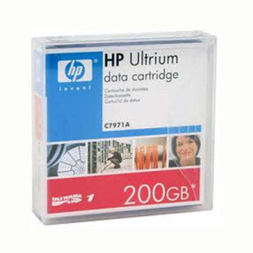 HP Tape Media HP LTO-1 Ultrium 200 GB Data Cartridge C7971A