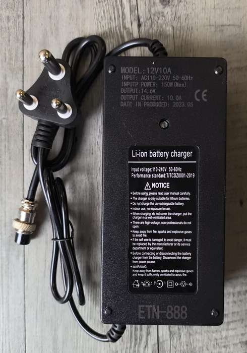 ETN-888 14.6v DC 10Amp 150watt Intelligent Lithium Battery Charger for Electric Scooters