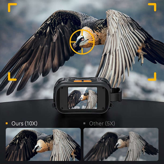 Night Vision Goggles with 10X Digital Zoom, Binoculars Telescope with Long Viewing Distance at ni...