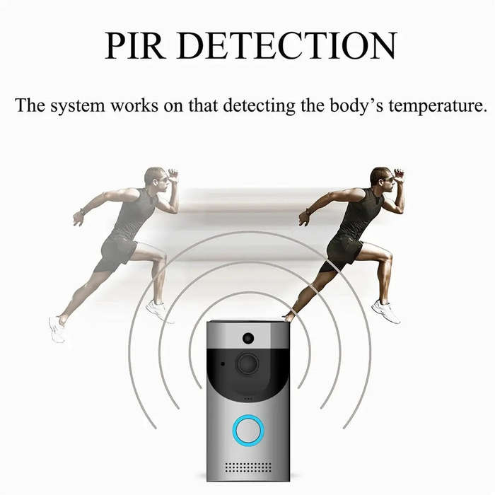 ANYTEK B30 Battery Powered WiFi Video Doorbell - Remote Access and Interact with Visitors from An...