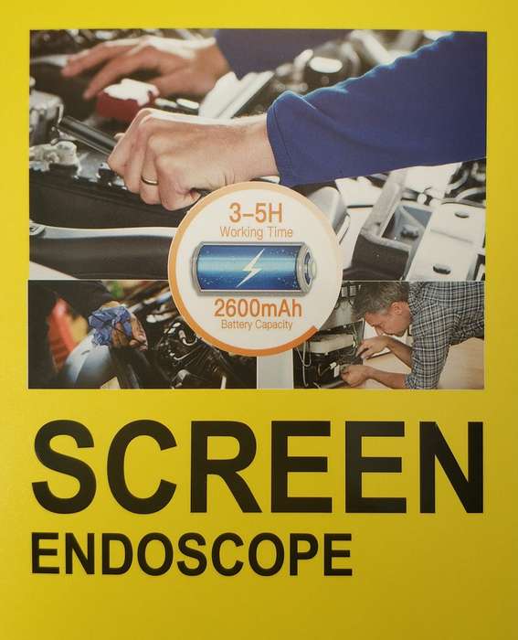 Andowl Q-NK69 2K HD Handheld Waterproof Endoscope - Waterproof Inspection Camera with 2K HD Camer...