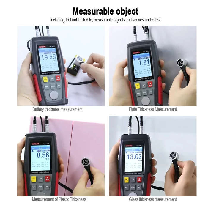 WINTACT WT100A 1.00225.0mm Digital Ultrasonic Thickness Tester