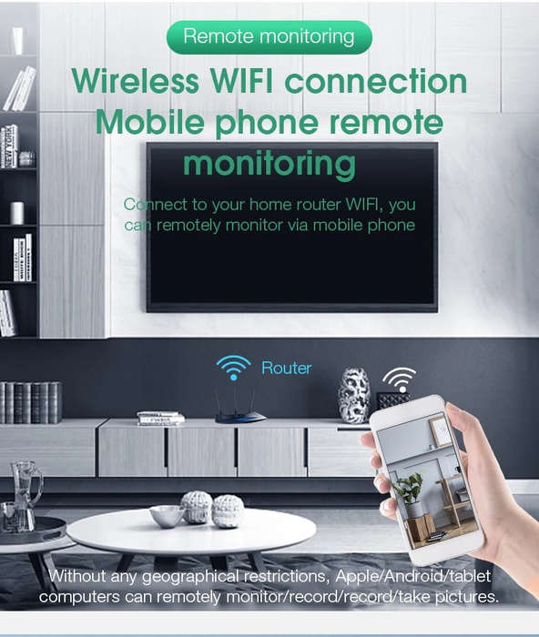 W10 1080P HD Mini Wireless Wifi Camera with Motion Detection