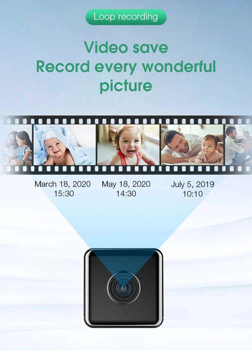 W10 1080P HD Mini Wireless Wifi Camera with Motion Detection