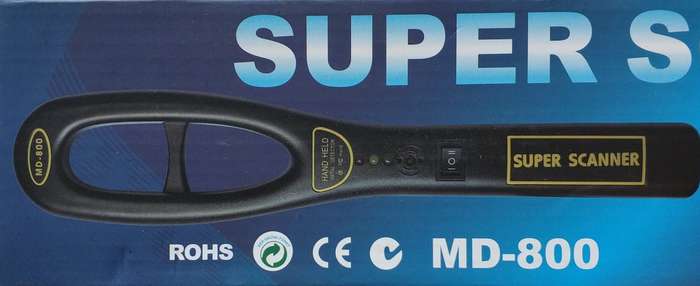 MD-800 Super Scanner Hand Held Metal Detector