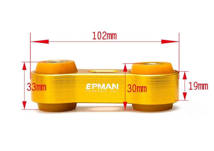 Front Swaybar End Links with Polyurithane bushings for Subaru Impreza WRX 04-07