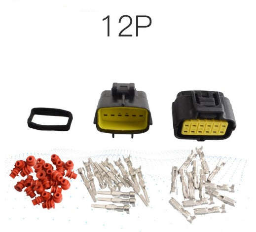 12Pin Waterproof Electrical Connector Plug Set - Reliable and Durable Solution for Secure Connect...