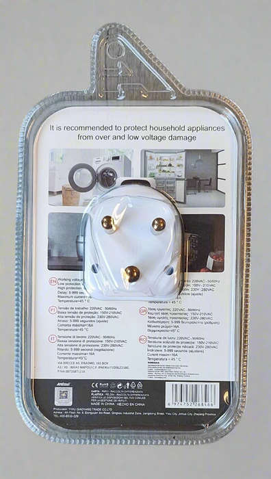 ANDOWL Q-CD122 16Amp AC Under/Over Voltage Protector Plug