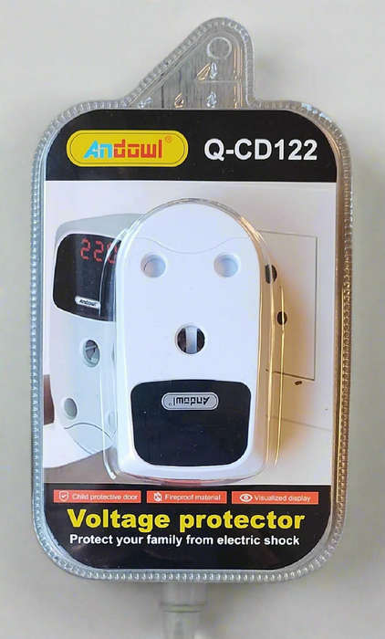 ANDOWL Q-CD122 16Amp AC Under/Over Voltage Protector Plug