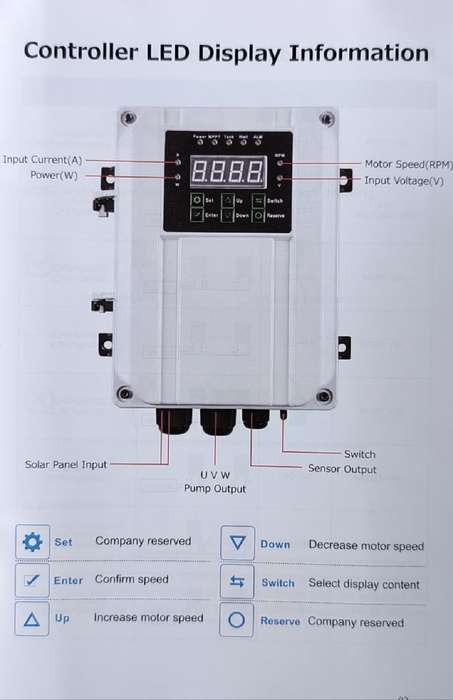 Hoselect Solar DC 1100Watt 8Amp 85Meter Head Water Pump and Solar Controller Set