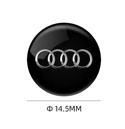 1PCS Car Door Lock Keyhole Protection Gel Stickers for Audi Vehicles