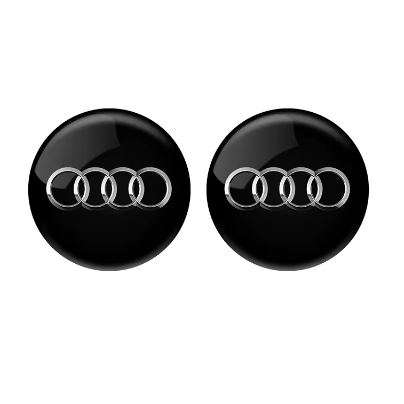 1PCS Car Door Lock Keyhole Protection Gel Stickers for Audi Vehicles