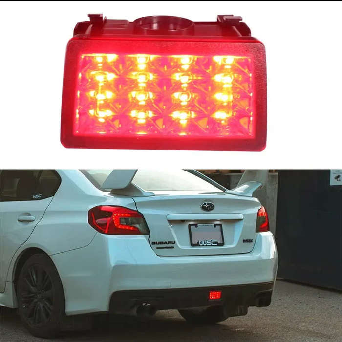 JDM F1 Style LED Rear Strobe Fog Light Kit for 2011+ Subaru WRX STi Impreza and XV