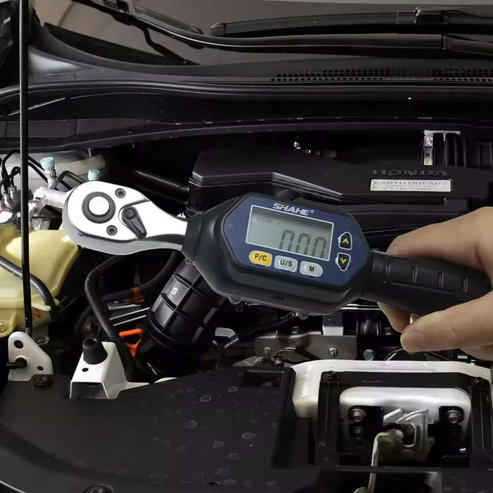 Shahe Mini Torque Wrench 1/4" with Bidirectional Ratchet Head