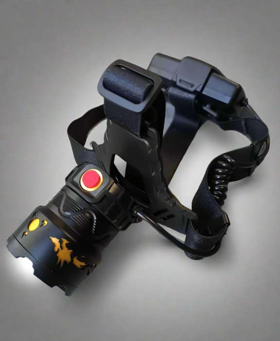 High Power Tactical Multiple Mode Headlamp with Zoom