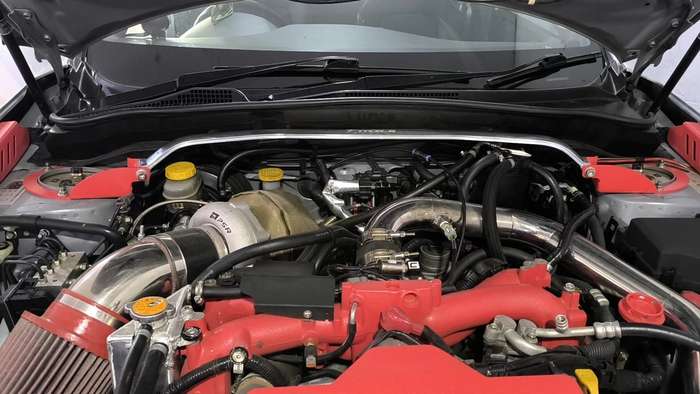 Front and Rear Aluminum Alloy Strut Brace Bar Kit for Subaru WRX/STi 2008-2012
