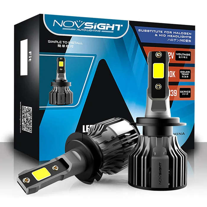 NOVSIGHT N39 H7 LED Car Headlight Kit 6000K 10000LM 72W (10007701)