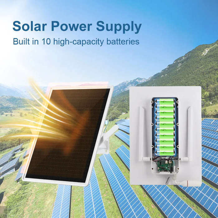 Solar Powered 4G LTE Router with SIM Card Slot 30-50M WiFi Range