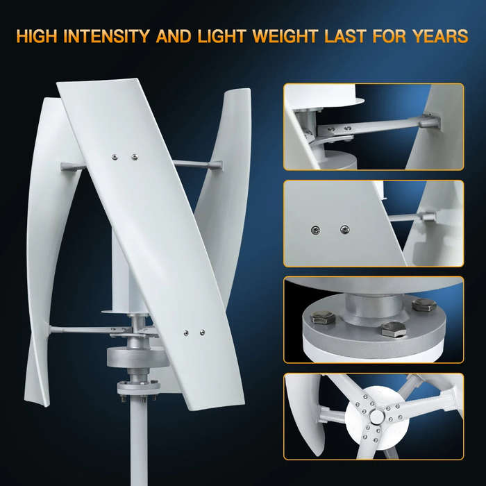 3KW Vertical Axis Maglev Wind Turbine Free Energy Household Wind Turbine Low Speed Low Noise