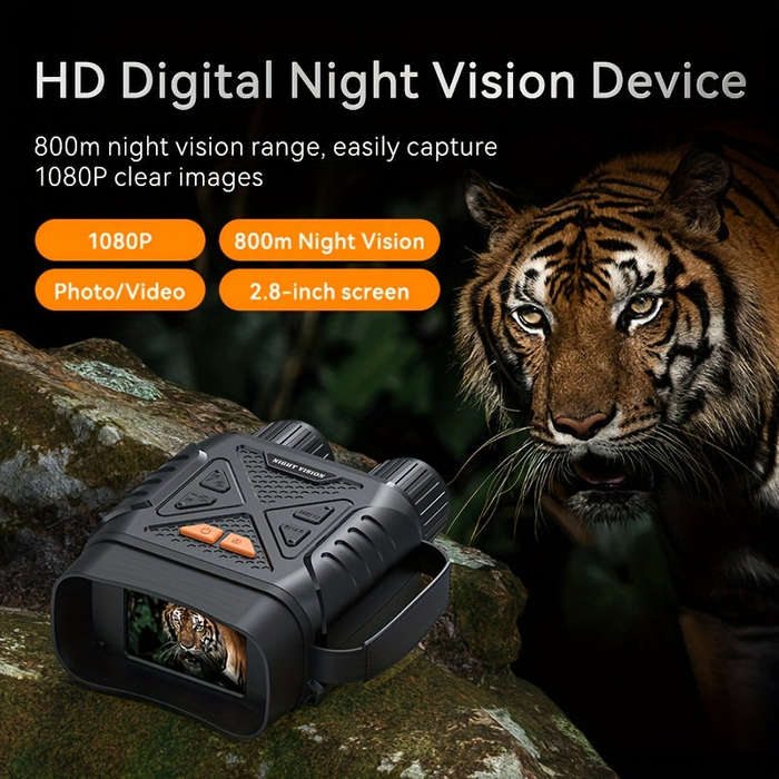 Night Vision Goggles with 10X Digital Zoom, Binoculars Telescope with Long Viewing Distance at ni...