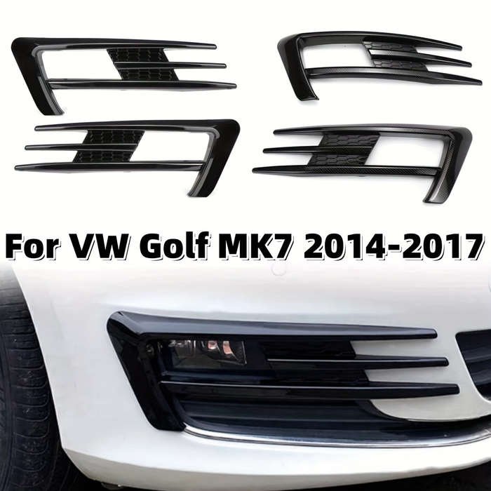 VW Golf MK7 2014-2017 Car Bumper Front Fog Light Grille Cover Trim (10007654)