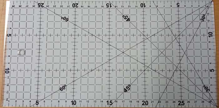 Sewers Companion  Ruler 30cm x 15cm
