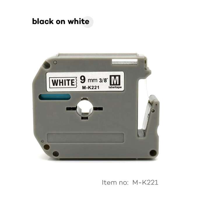Brother Compatible M-K Label Tape  9mm x 8m