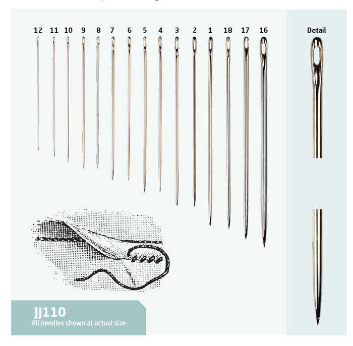 John James  Hand Sewing Needles Sharps