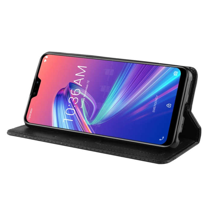 Magnetic Buckle Retro Texture Horizontal Flip Leather Case for Asus Zenfone Max Plus (M2) ZB634KL...