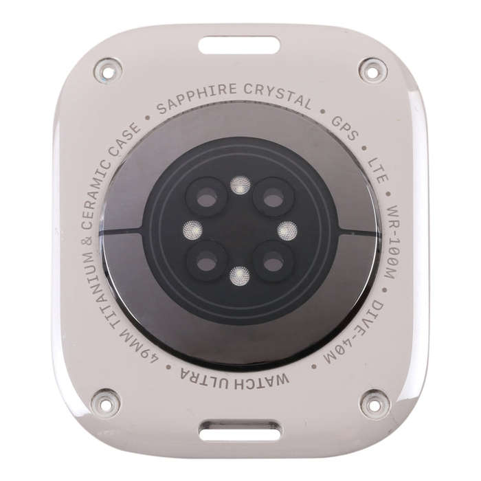 Glass Back Cover With Charging Module For Apple Watch Ultra 1 49mm