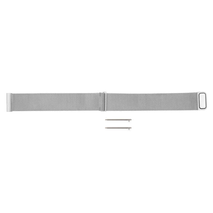 For Fitbit Blaze Watch Loop Magnetic Closure Clasp Stainless Steel Watchband(Silver)