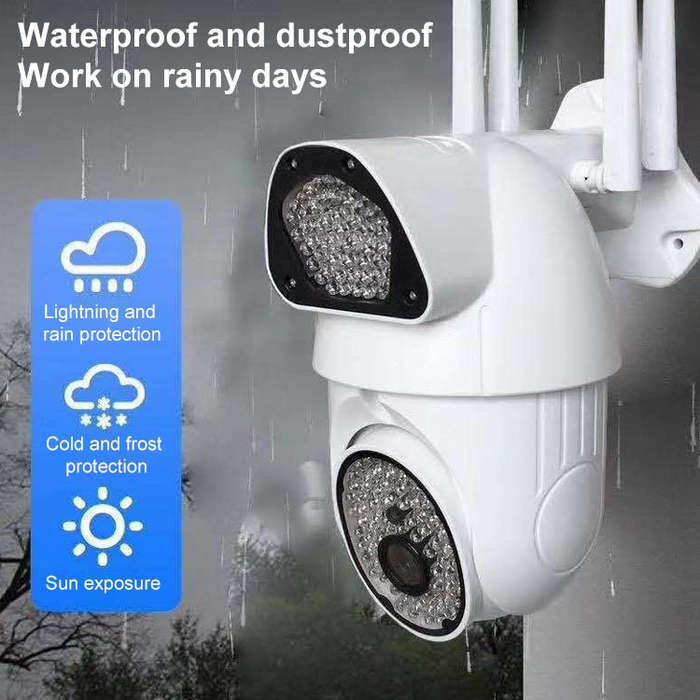 QX37 1080P WiFi High-definition Surveillance Camera Outdoor Dome Camera, Support Night Vision & T...