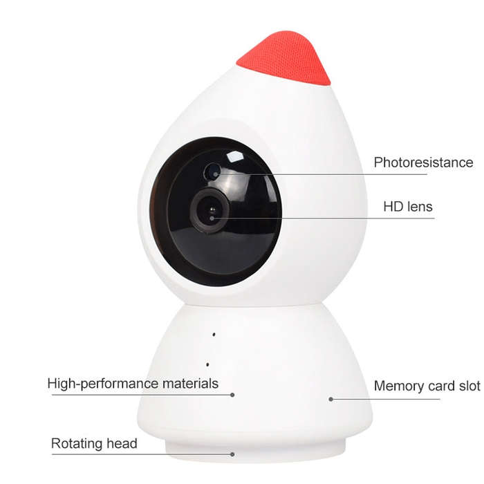 YT43 2 Million Pixels HD Wireless Indoor Home Little Red Riding Hood Camera, Support Motion Detec...