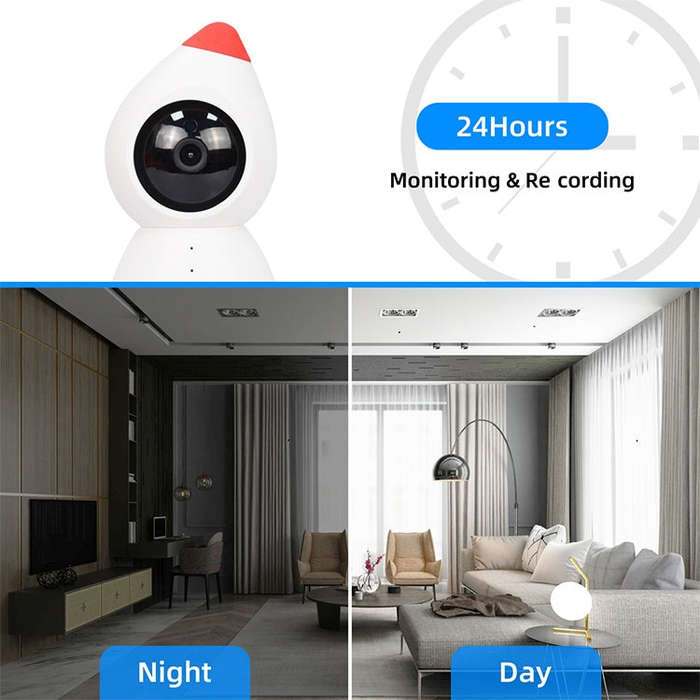 YT43 2 Million Pixels HD Wireless Indoor Home Little Red Riding Hood Camera, Support Motion Detec...