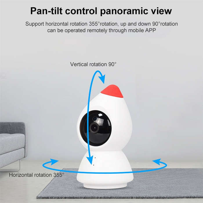 YT43 2 Million Pixels HD Wireless Indoor Home Little Red Riding Hood Camera, Support Motion Detec...