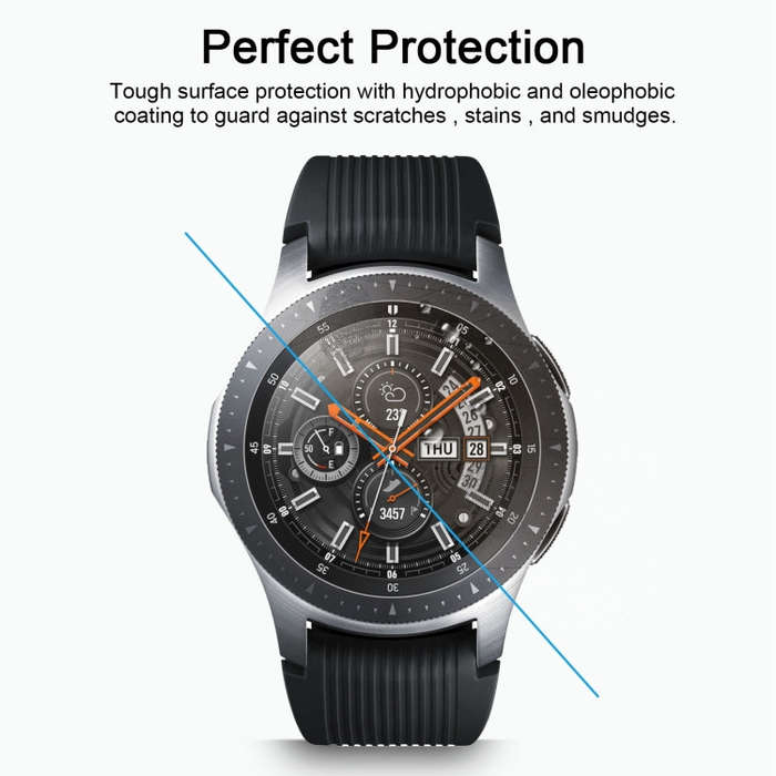 ENKAY Hat-Prince 0.2mm 9H 2.15D Curved Edge Tempered Glass Film for Galaxy Watch 46mm