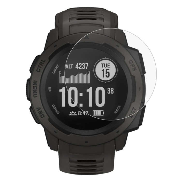 ENKAY Hat-Prince 0.2mm 9H 2.15D Curved Edge Tempered Glass Film for Garmin Instinct Intelligent S...