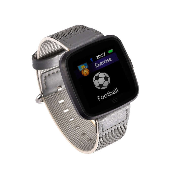 DTNO.1 G12 1.3 inches OLED Color Screen Smart Bracelet IP67 Waterproof, Nylon Watchband, Support ...