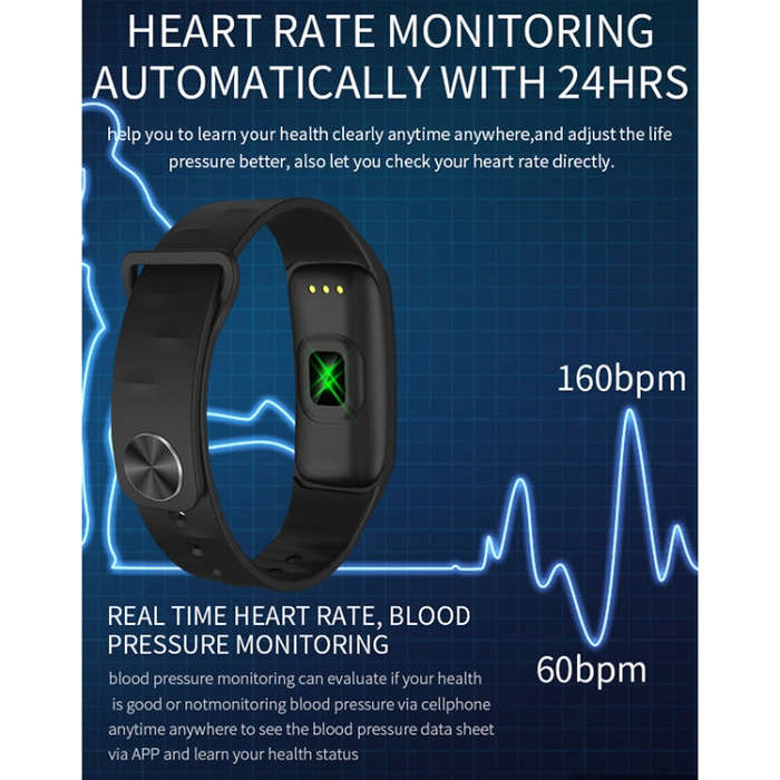 H29 1.14 inches IPS Color Screen Smart Bracelet IP67 Waterproof, Support Step Counting / Call Rem...