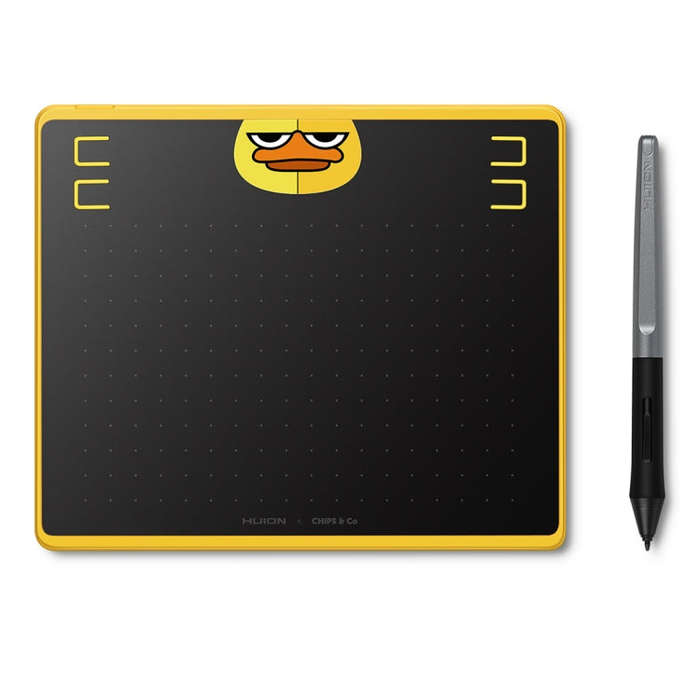 HUION HS64 Chips Special Edition 5080 LPI Art Drawing Tablet with Battery-free Pen for Fun