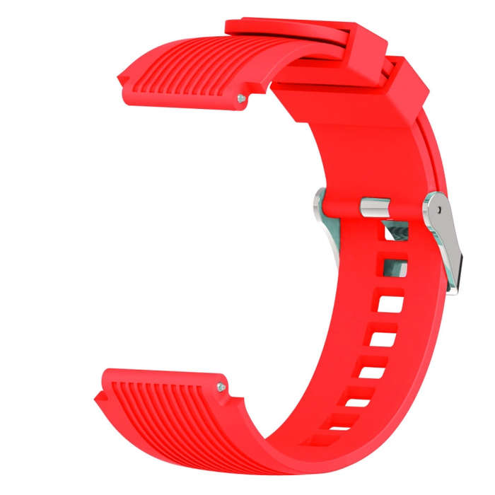 Vertical Grain Watch Band for Galaxy Watch 46mm(Red)