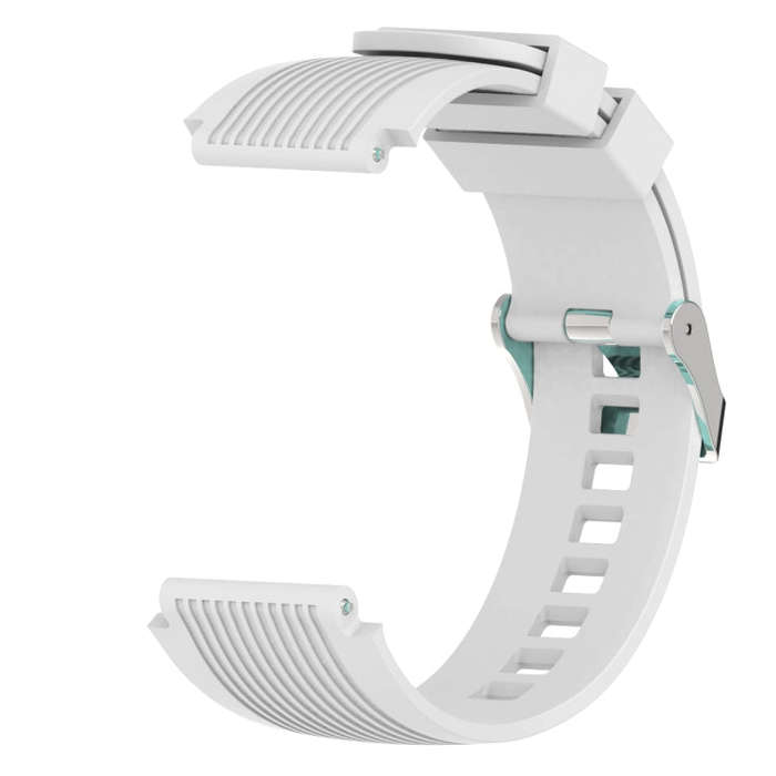 Vertical Grain Watch Band for Galaxy Watch 46mm(White)