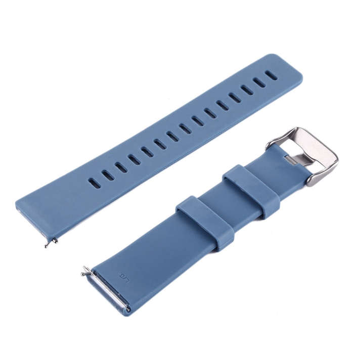 For Fitbit Versa / Versa 2 Simple Fashion Silicone Watch Band(Blue)
