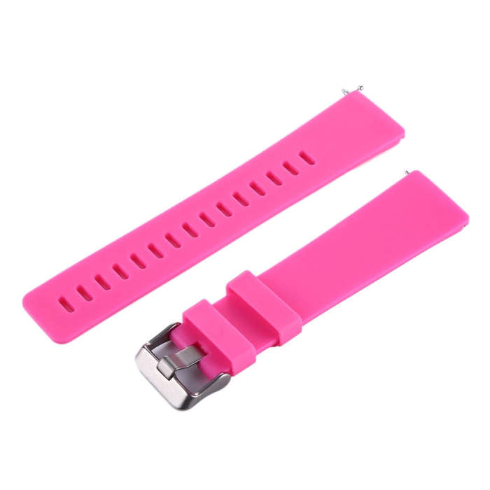 For Fitbit Versa / Versa 2 Simple Fashion Silicone Watch Band(Magenta)