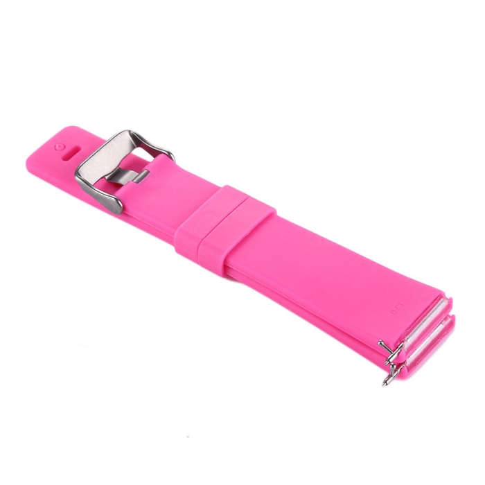 For Fitbit Versa / Versa 2 Simple Fashion Silicone Watch Band(Magenta)